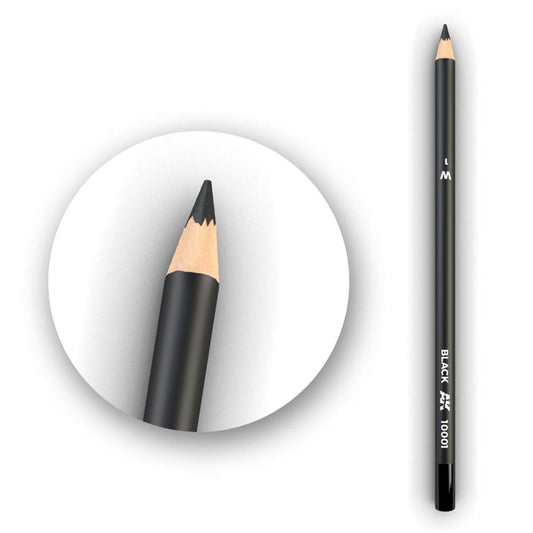 AK Interactive Watercolor Pencil Black AK10001