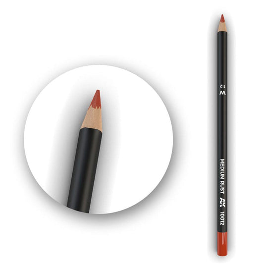 AK Interactive Watercolor Pencil Medium Rust AK10012