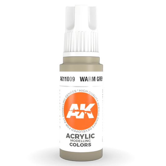 AK Interactive 3rd Gen Acrylic - Warm Grey 17ml AK11009