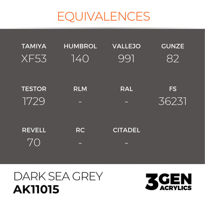 AK Interactive 3G - Dark Sea Grey 17ml (AK11015)