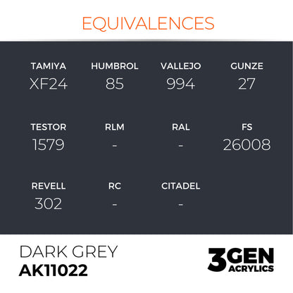 AK Interactive 3G - Dark Grey 17ml (AK11022)