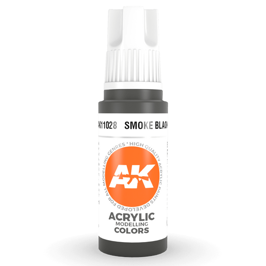 AK Interactive 3rd Gen Acrylic - Smoke Black 17ml AK11028