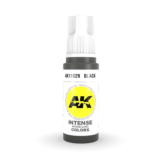 AK Interactive 3rd Gen Acrylic - Black 17ml AK11029