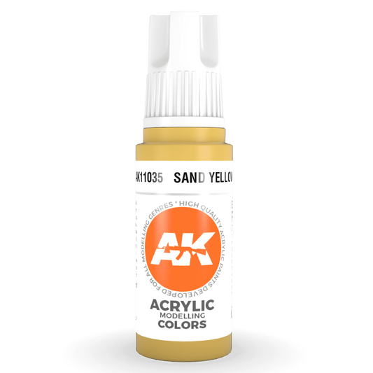AK Interactive 3rd Gen Acrylic - Sand Yellow 17ml AK11035