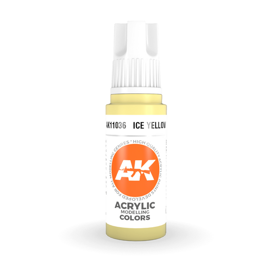 AK Interactive 3rd Gen Acrylic - Ice Yellow 17ml AK11036