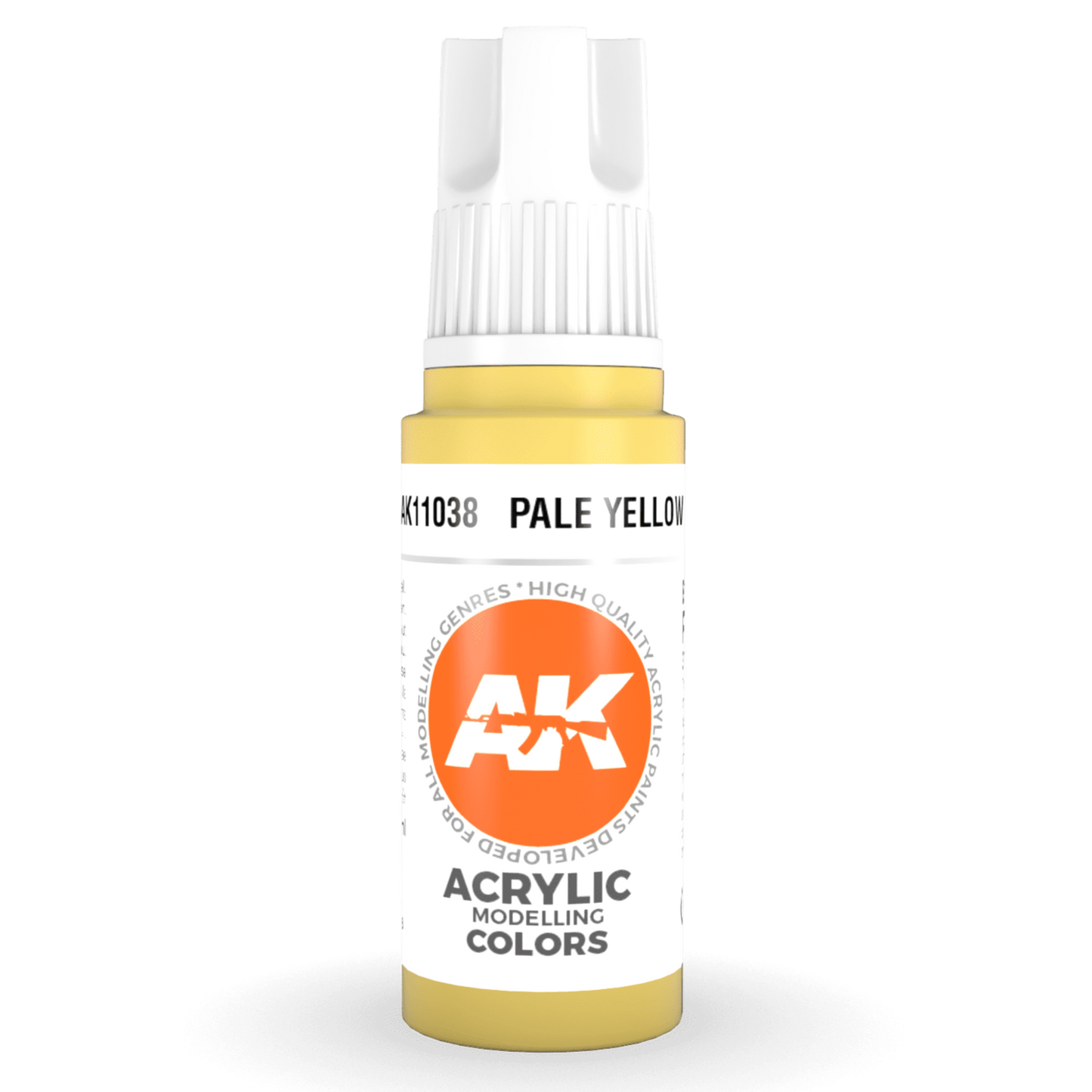 AK Interactive 3rd Gen Acrylic - Pale Yellow 17ml AK11038