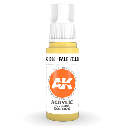 AK Interactive 3rd Gen Acrylic - Pale Yellow 17ml AK11038