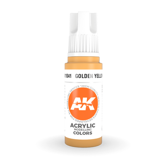 AK Interactive 3rd Gen Acrylic - Golden Yellow 17ml AK11041