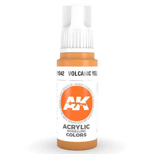 AK Interactive 3rd Gen Acrylic - Volcanic Yellow 17ml AK11042