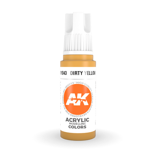 AK Interactive 3rd Gen Acrylic - Dirty Yellow 17ml AK11043