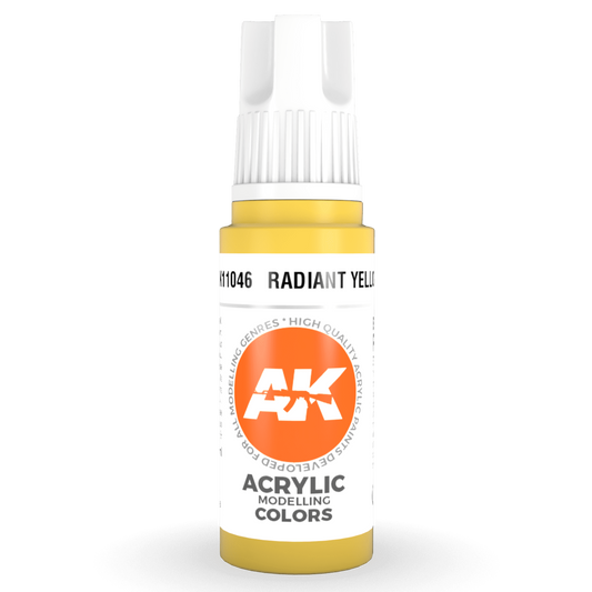 AK Interactive 3rd Gen Acrylic - Radiant Yellow 17ml AK11046