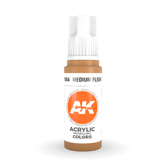 AK Interactive 3rd Gen Acrylic - Medium Flesh Tone 17ml AK11054