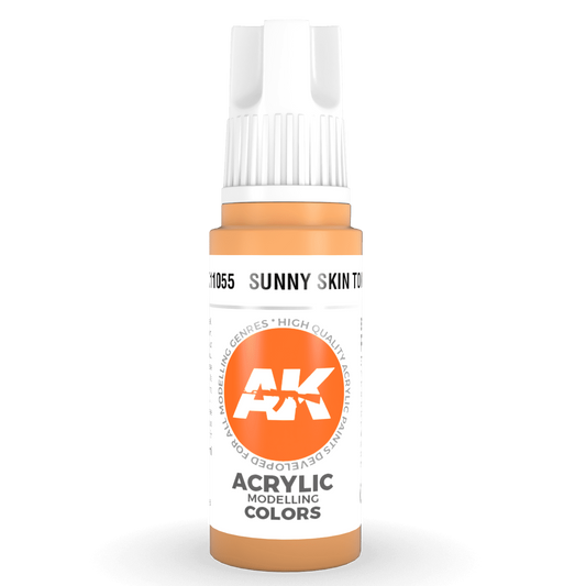 AK Interactive 3rd Gen Acrylic - Sunny Skin Tone 17ml AK11055