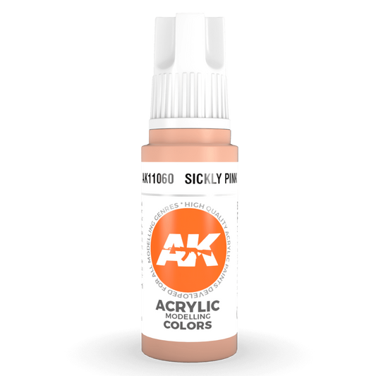 AK Interactive 3rd Gen Acrylic - Sickly Pink 17ml AK11060