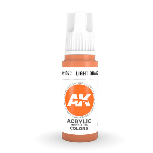 AK Interactive 3rd Gen Acrylic - Light Orange 17ml AK11077