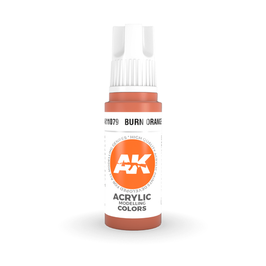 AK Interactive 3rd Gen Acrylic - Burn Orange 17ml AK11079
