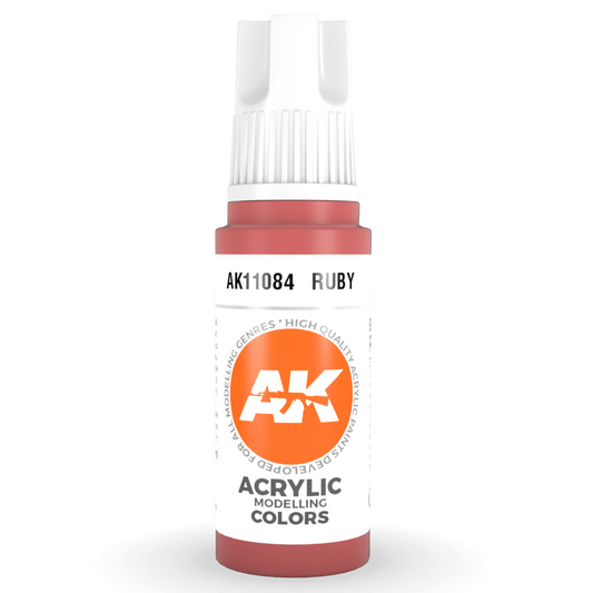 AK Interactive 3rd Gen Acrylic - Ruby 17ml AK11084