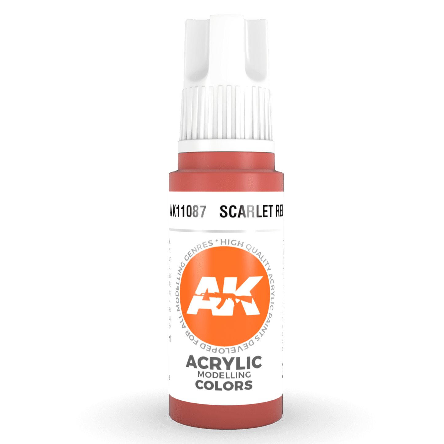 AK Interactive 3rd Gen Acrylic - Scarlet Red 17ml AK11087
