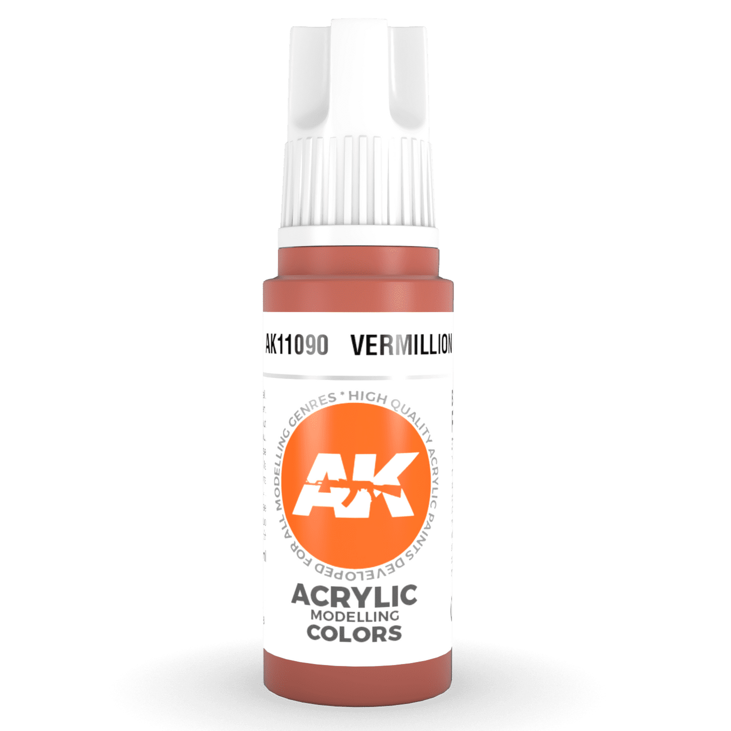 AK Interactive 3rd Gen Acrylic - Vermillion 17ml AK11090