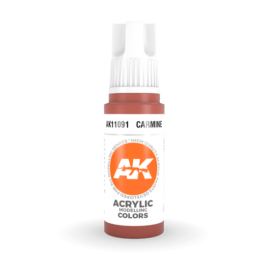 AK Interactive 3rd Gen Acrylic - Carmine 17ml AK11091