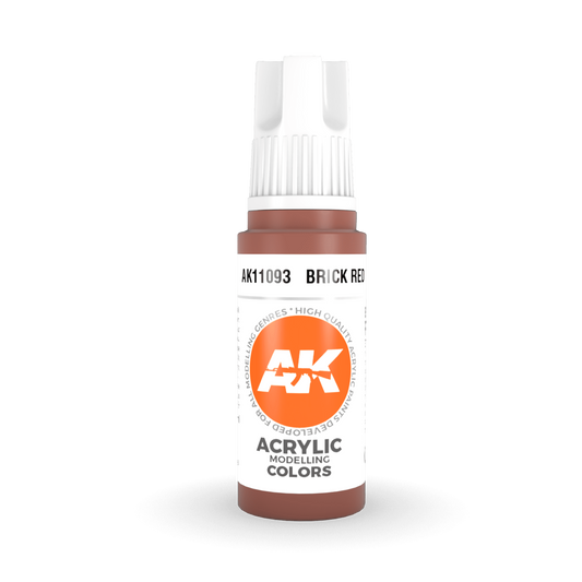 AK Interactive 3rd Gen Acrylic - Brick Red 17ml AK11093