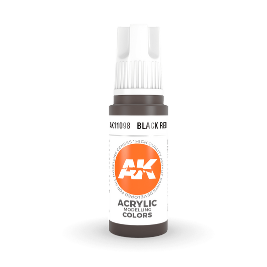 AK Interactive 3rd Gen Acrylic - Black Red 17ml AK11098