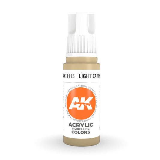 AK Interactive 3rd Gen Acrylic - Light Earth 17ml AK11115