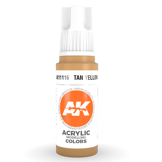 AK Interactive 3rd Gen Acrylic - Tan Yellow 17ml AK11116