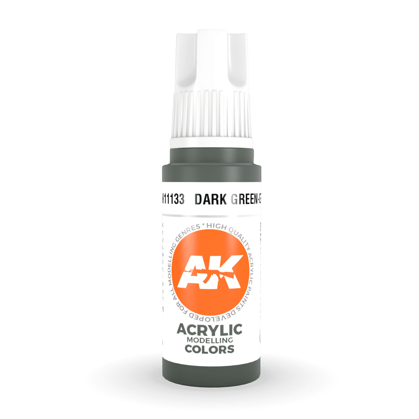 AK Interactive 3rd Gen Acrylic - Dark Green-Grey 17ml AK11133