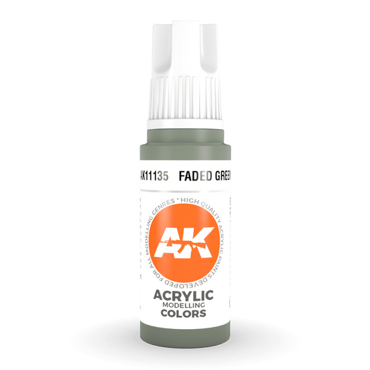 AK Interactive 3rd Gen Acrylic - Faded Green 17ml AK11135