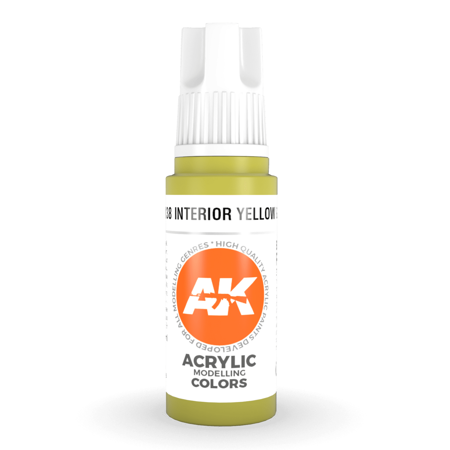 AK Interactive 3rd Gen Acrylic - Interior Yellow Green (was Pear Green) 17ml AK11138