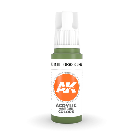 AK Interactive 3rd Gen Acrylic - Grass Green 17ml AK11140
