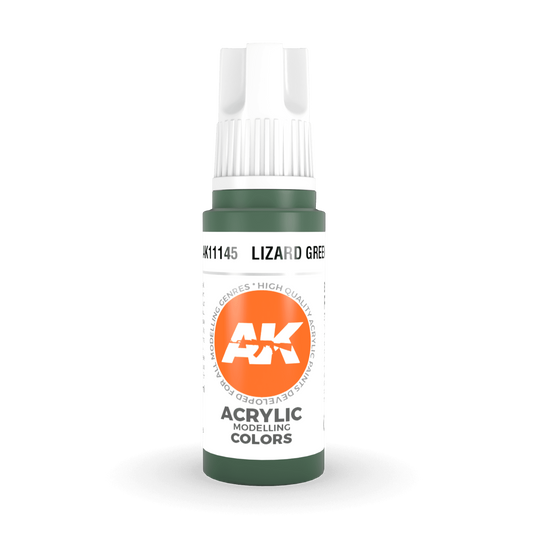 AK Interactive 3rd Gen Acrylic - Lizard Green 17ml AK11145