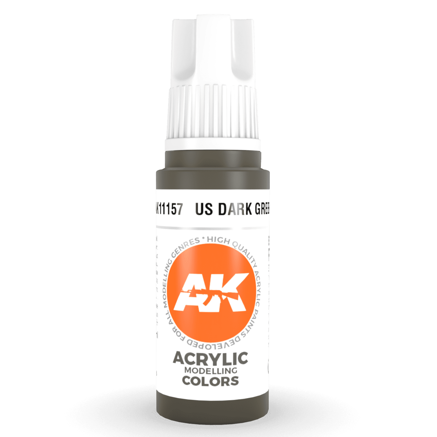 AK Interactive 3rd Gen Acrylic - US Dark Green 17ml AK11157
