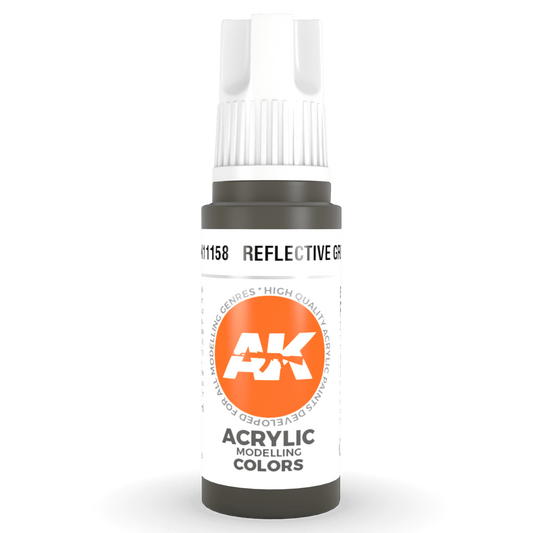 AK Interactive 3rd Gen Acrylic - Reflective Green 17ml AK11158