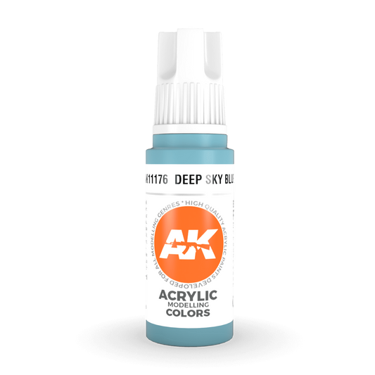 AK Interactive 3rd Gen Acrylic - Deep Sky Blue 17ml AK11176