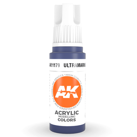 AK Interactive 3rd Gen Acrylic - Ultramarine 17ml AK11179