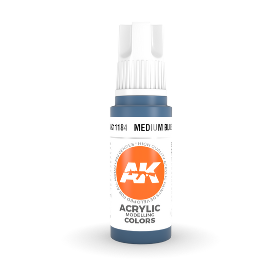 AK Interactive 3rd Gen Acrylic - Medium Blue 17ml AK11184