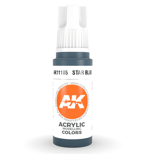 AK Interactive 3rd Gen Acrylic - Star Blue 17ml AK11185