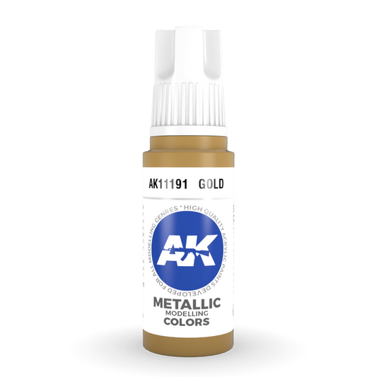 AK Interactive 3rd Gen Acrylic - Gold 17ml AK11191