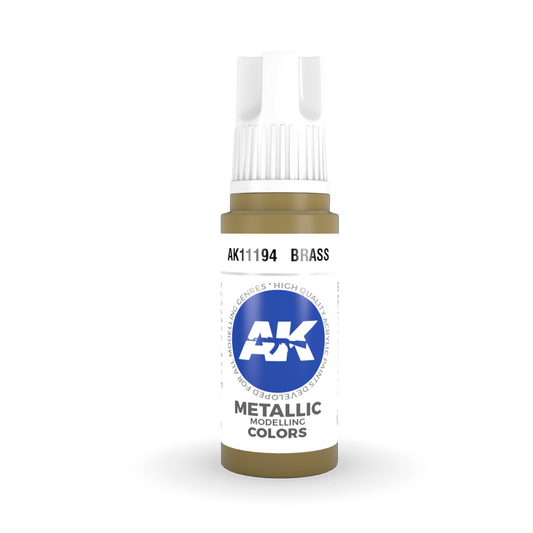 AK Interactive 3rd Gen Acrylic - Brass 17ml AK11194