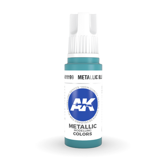 AK Interactive 3rd Gen Acrylic - Metallic Blue 17ml AK11199