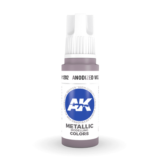 AK Interactive 3rd Gen Acrylic - Anodized Violet 17ml AK11202