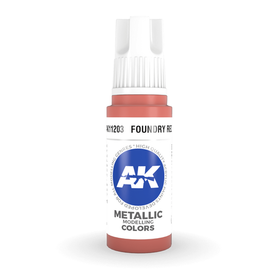 AK Interactive 3rd Gen Acrylic - Foundry Red 17ml AK11203