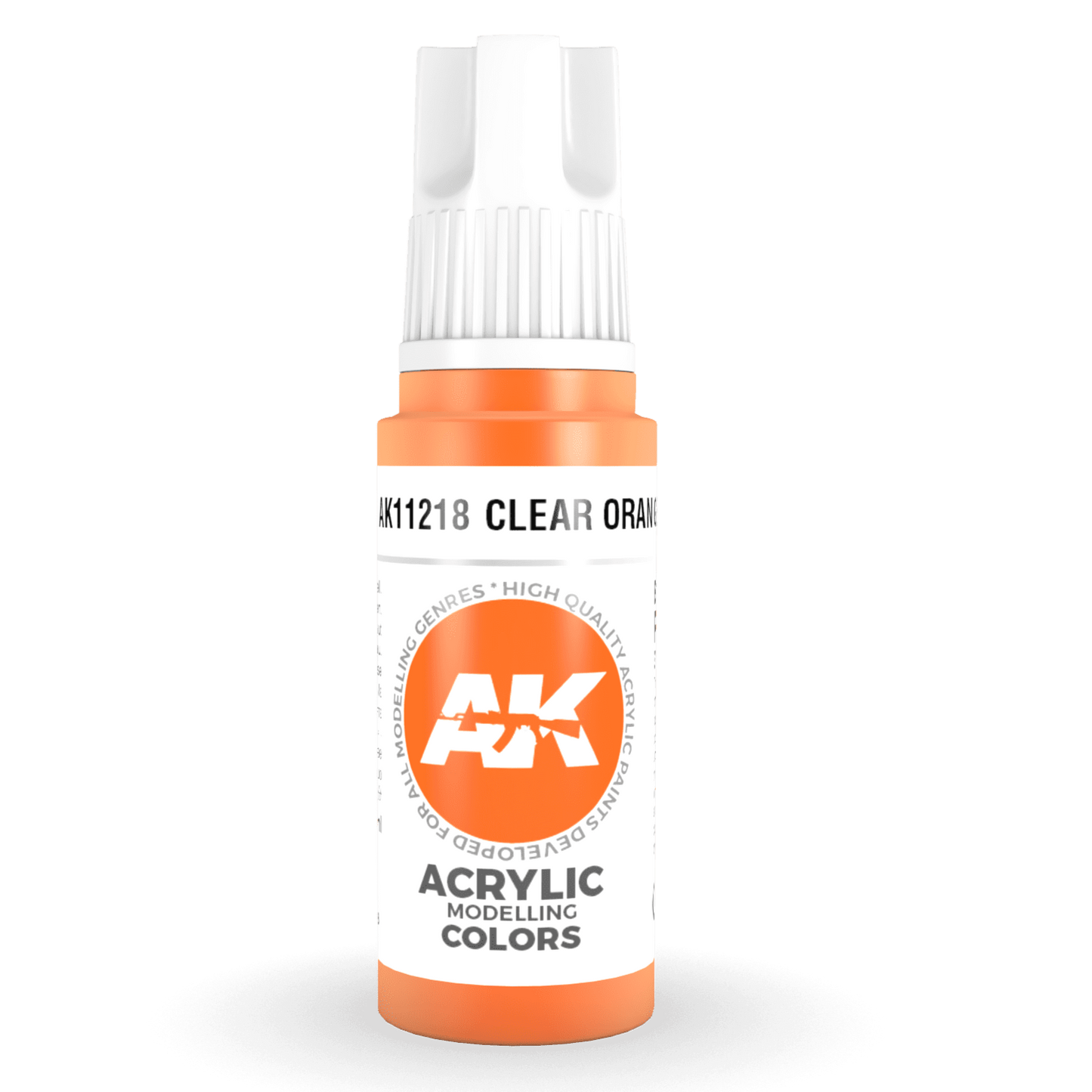 AK Interactive 3rd Gen Acrylic - Clear Orange 17ml AK11218