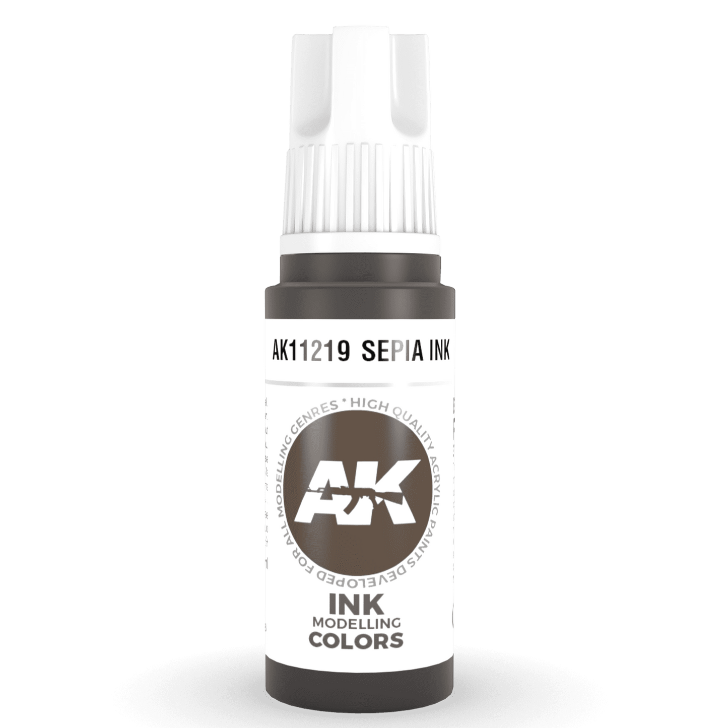 AK Interactive 3rd Gen Acrylic - Sepia INK 17ml AK11219