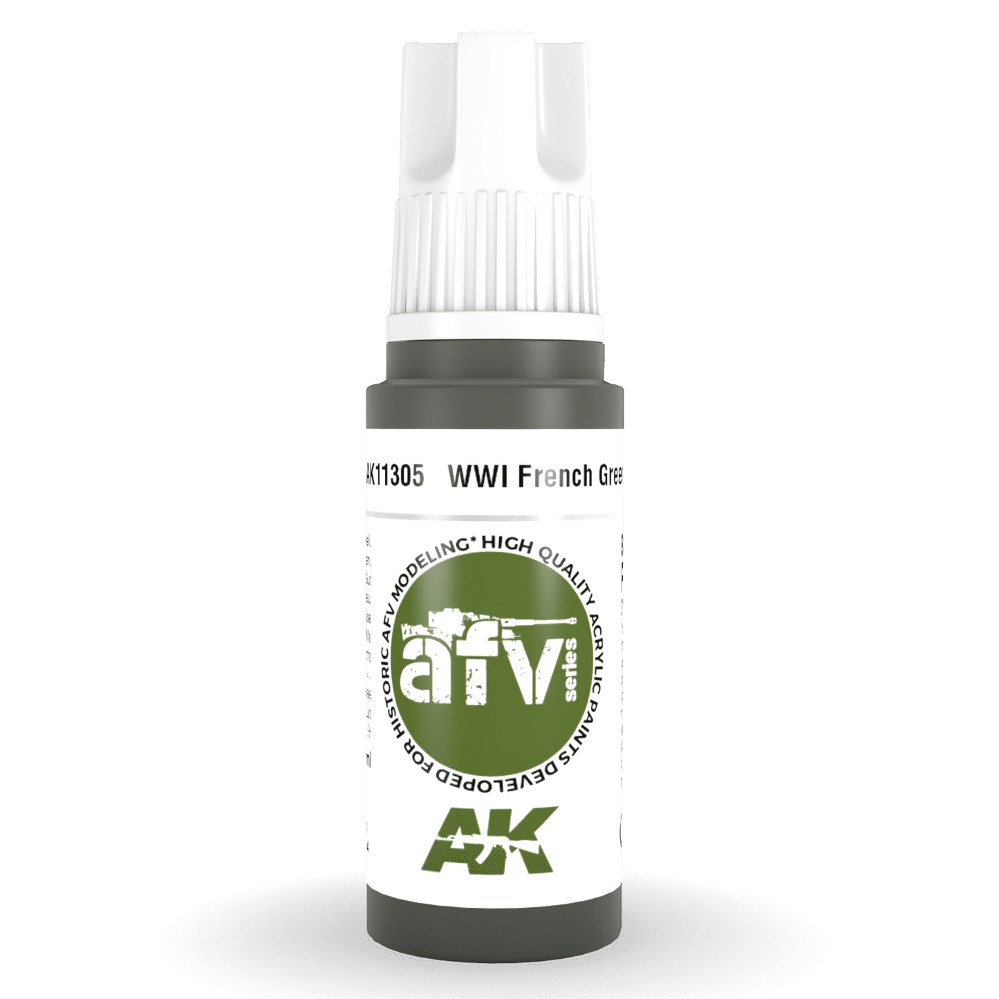 AK Interactive 3rd Gen Acrylic - WWI French Green 1 17ml AK11305
