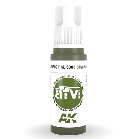 AK Interactive 3rd Gen Acrylic - RAL 6003 Olivegrün opt.1 17ml AK11309