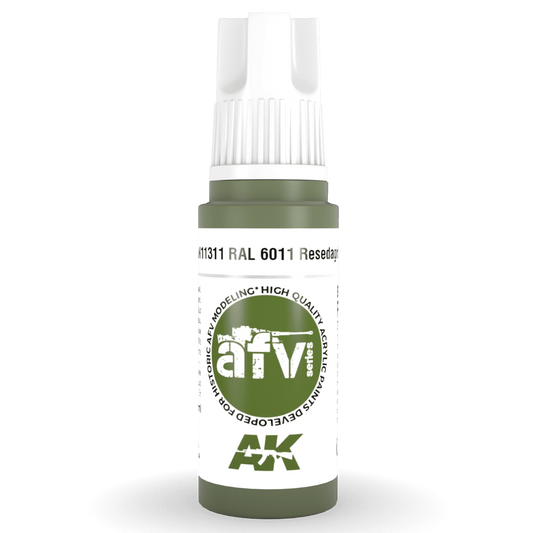 AK Interactive 3rd Gen Acrylic - RAL 6011 Resedagrün 17ml AK11311