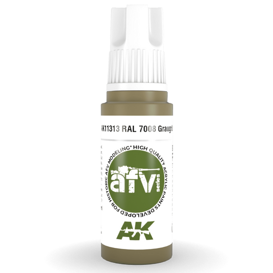 AK Interactive 3rd Gen Acrylic - RAL 7008 Graugrün 17ml AK11313